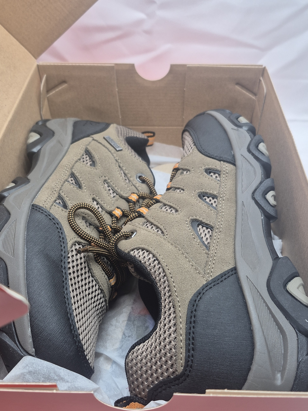 Ozark Trail Men's Brown Outdoor Hiking Shoes - Picture 4 of 5